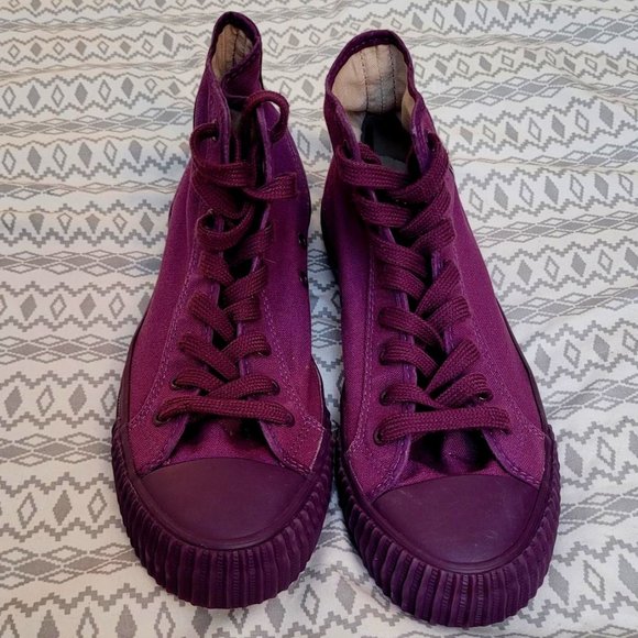 P.F. Flyers Other - "PF" Flyers purple high top sneakers.  Men's 9 / Women's 10.5.